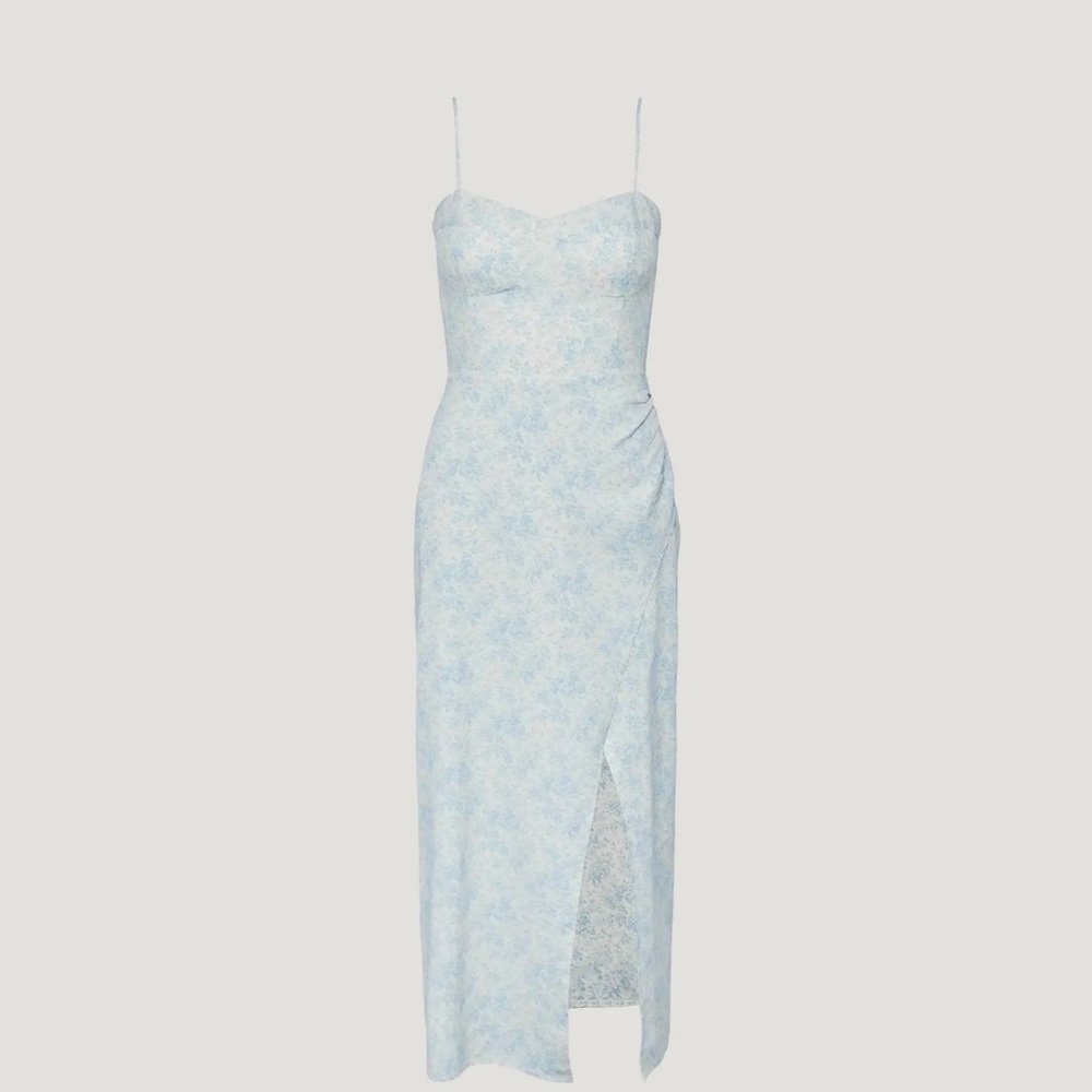 Oak + Fort WBallad FLORAL MIDI DRESS NWT sz 6